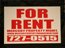 For Rent Yard Sign